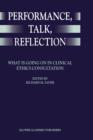 Image for Performance, Talk, Reflection
