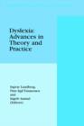 Image for Dyslexia: Advances in Theory and Practice