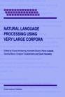 Image for Natural Language Processing Using Very Large Corpora