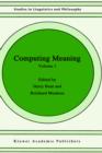 Image for Computing Meaning
