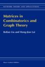 Image for Matrices in Combinatorics and Graph Theory