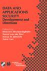 Image for Data and application security  : developments and directions