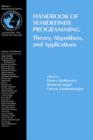 Image for Handbook of Semidefinite Programming : Theory, Algorithms, and Applications