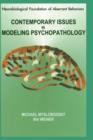 Image for Contemporary Issues in Modeling Psychopathology