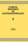 Image for Clinical Research in Gastroenterology 2