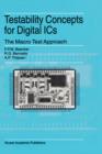 Image for Testability Concepts for Digital ICs