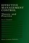 Image for Effective Management Control : Theory and Practice