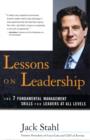 Image for Lessons on Leadership : The 7 Fundamental Management Skills for Leaders at All Levels