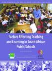 Image for Factors Affecting Teaching and Learning in South African Public Schools