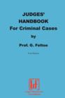 Image for Judges&#39; Handbook for Criminal Cases