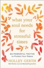 Image for What your soul needs for stressful times  : 60 powerful truths to protect your peace