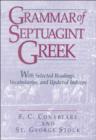 Image for Grammar of Septuagint Greek : With Selected Readings, Vocabularies, and Updated Indexes
