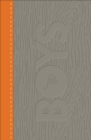Image for CSB Study Bible for Boys Charcoal/Orange, Wood Design LeatherTouch