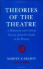 Image for Theories of the Theatre : A Historical and Critical Survey, from the Greeks to the Present