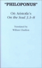 Image for On Aristotle&#39;s &quot;On the Soul 3.1-8&quot;