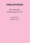 Image for On Aristotle&#39;s &quot;On the Soul 2.7-12&quot;