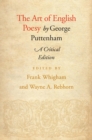 Image for Art Of English Poesy : A Critical Edition