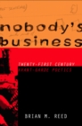 Image for Nobody&#39;s business: twenty-first century avant-garde poetics