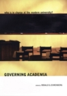 Image for Governing academia  : who is in charge at the modern university?