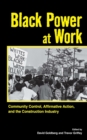 Image for Black power at work  : community control, affirmative action, and the construction industry