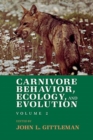 Image for Carnivore Behavior, Ecology, and Evolution