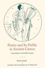 Image for Poetry and Its Public in Ancient Greece