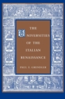 Image for The Universities of the Italian Renaissance