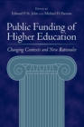 Image for Public Funding of Higher Education
