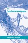 Image for Water Policy for Sustainable Development
