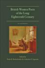 Image for British Women Poets of the Long Eighteenth Century : An Anthology