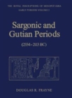Image for Sargonic and Gutian Periods (2234-2113 BC)
