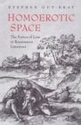 Image for Homoerotic Space : The Poetics of Loss in Renaissance Literature