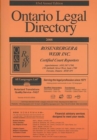 Image for Ontario Legal Directory 2008