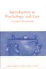 Image for Introduction to Psychology and Law : Canadian Perspectives