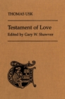 Image for Thomas Usk&#39;s Testament of love  : a critical edition