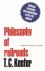 Image for Philosophy of railroads and other essays