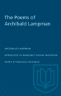 Image for The Poems of Archibald Lampman