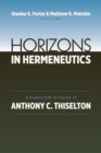 Image for Horizons in hermeneutics  : a festschrift in honor of Anthony C. Thiselton