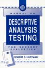 Image for Manual on Descriptive Analysis Testing for Sensory Evaluation