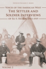 Image for Voices of the American West, Volume 2: The Settler and Soldier Interviews of Eli S. Ricker, 1903-1919