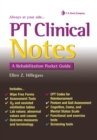 Image for Pt Clinical Notes : a Rehabilitation Pocket Guide