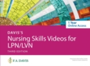 Image for Davis&#39;s Nursing Skills Videos for LPN/LVN : 1-Year Online Access Card