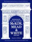 Image for Monograph of the Work of Mckim, Meade &amp; White, 1879-1915