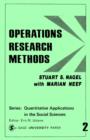 Image for Operations Research Methods
