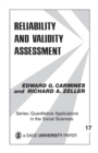 Image for Reliability and Validity Assessment