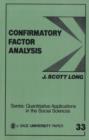 Image for Confirmatory Factor Analysis : A Preface to LISREL