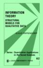 Image for Information Theory : Structural Models for Qualitative Data