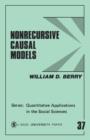 Image for Nonrecursive Causal Models
