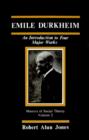 Image for Emile Durkheim : An Introduction to Four Major Works