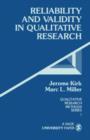 Image for Reliability and Validity in Qualitative Research